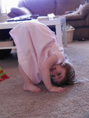 I wish I was this flexible! 