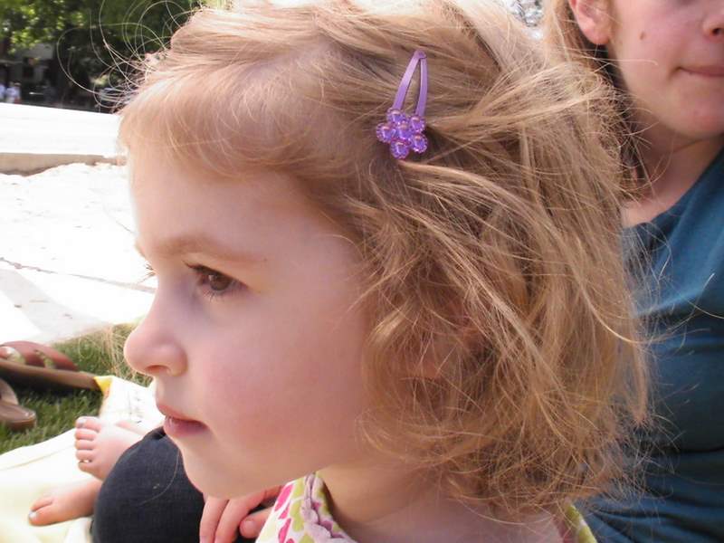 Amelie really enjoyed the parade, too. She's a fan of floats, especially if they have princesses on them.