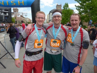 Brock and Brad had great runs and felt like they could have kept running forever. Bryce's run was definitely hard, but he pushed on and made it. 