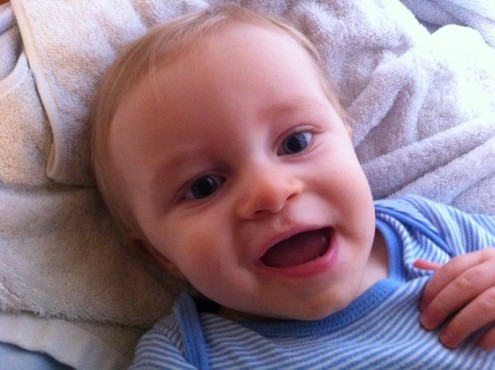 Such a happy boy. I am just delighted by him.