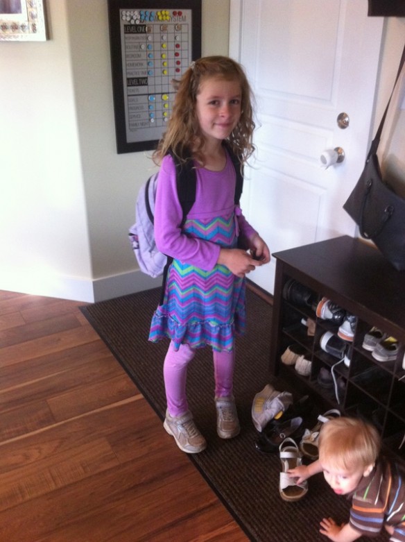 Amelie has really been enjoying 3rd grade. One thing I love--the no homework policy her teacher has!