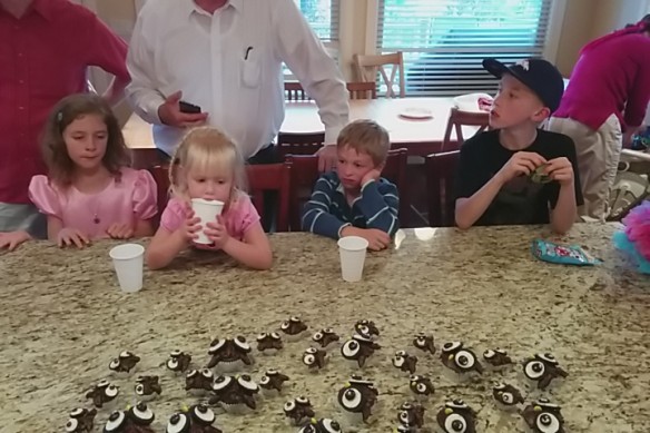 "It's a rough life being the birthday boy."