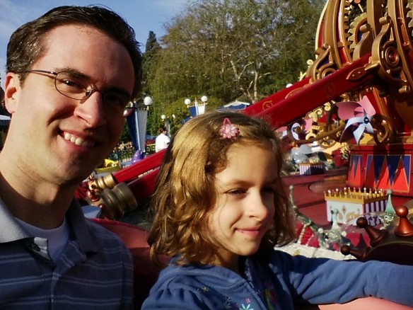 On Dumbo. I flew with Easton and he refused to let me fly Dumbo higher than ground level. 