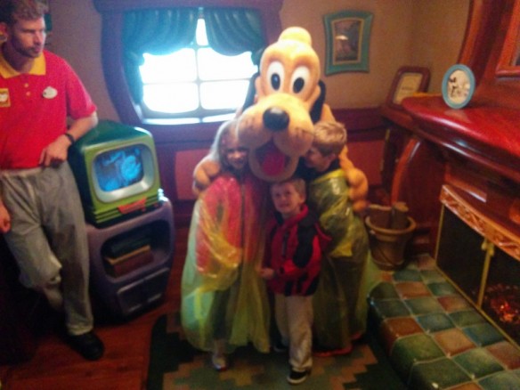 Meeting the very friendly Pluto.