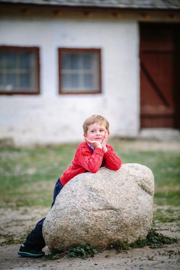 Came up with this pose all on his own.