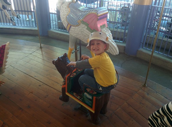 Every summer, Bryce's company pays for everyone to go to Lagoon. It was so fun! 